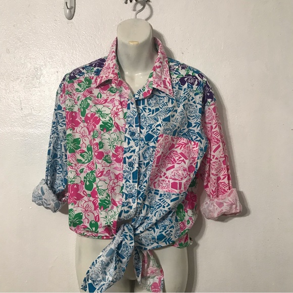 Lilly Pulitzer shirt for women size M - Picture 8 of 11